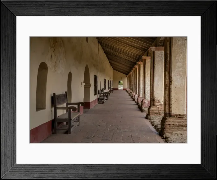 Framed Print : La Purisima Mission, Lompoc, California, USA