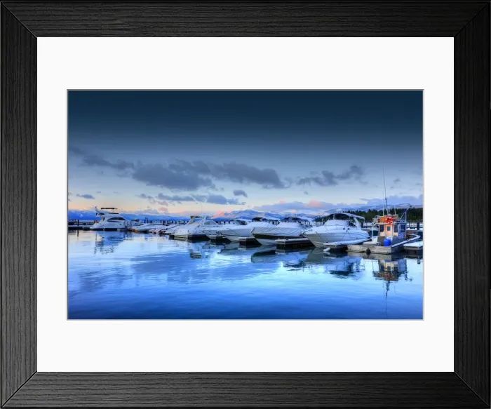 Framed Print : View to Lake Tahoe, California and Nevada state border area, USA Framed Print : View to Lake Tahoe, California and Nevada state border area, USA