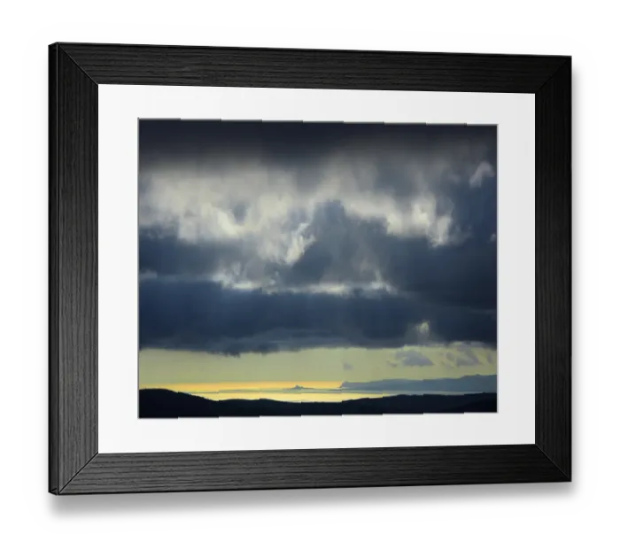 Framed Print : Storm on the coast of Flinders Island, part of the Furneaux group, eastern Bass Strait, Tasmania