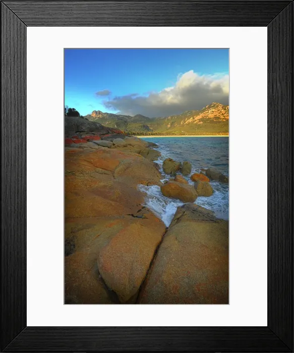 Framed Print : The beautiful and very scenic area known as Trousers point, near Lacotta, Flinders Island, part of the Furneaux group, eastern Bass Strait, Tasmania Framed Print : The beautiful and very scenic area known as Trousers point, near Lacotta, Flinders Island, part of the Furneaux group, eastern Bass Strait, Tasmania