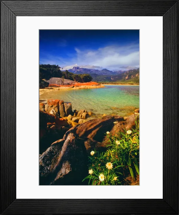 Framed Print : The beautiful and very scenic area known as Trousers point, near Lacotta, Flinders Island, part of the Furneaux group, eastern Bass Strait, Tasmania Framed Print : The beautiful and very scenic area known as Trousers point, near Lacotta, Flinders Island, part of the Furneaux group, eastern Bass Strait, Tasmania