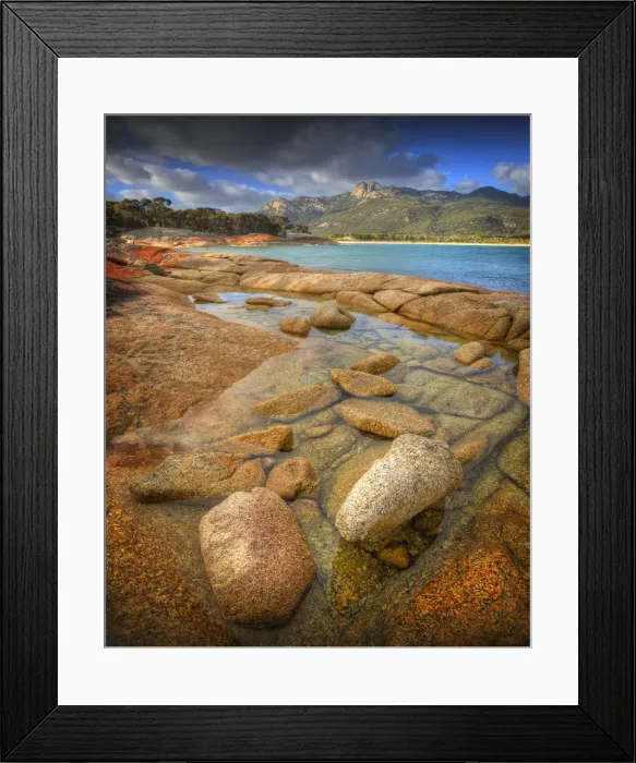 Framed Print : The beautiful and very scenic area known as Trousers point, near Lacotta, Flinders Island, part of the Furneaux group, eastern Bass Strait, Tasmania Framed Print : The beautiful and very scenic area known as Trousers point, near Lacotta, Flinders Island, part of the Furneaux group, eastern Bass Strait, Tasmania
