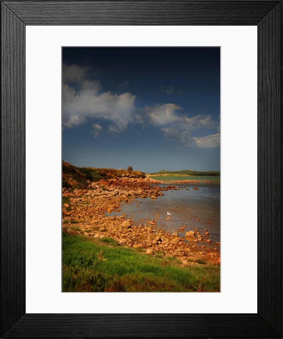 Framed Print : The Coorong, a superb natural waterway as viewed from Jacks point, South Australia