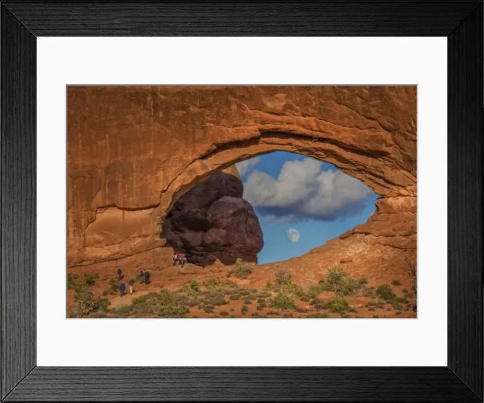 Framed Print : Amazing landscape found in the Arches National Park, Utah, USA