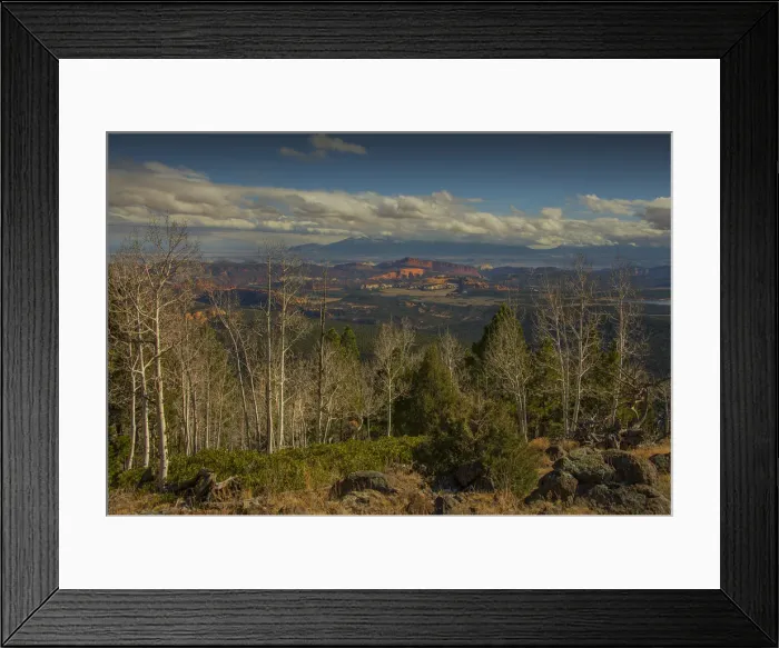 Framed Print : A view from the Henry mountains, Utah, USA