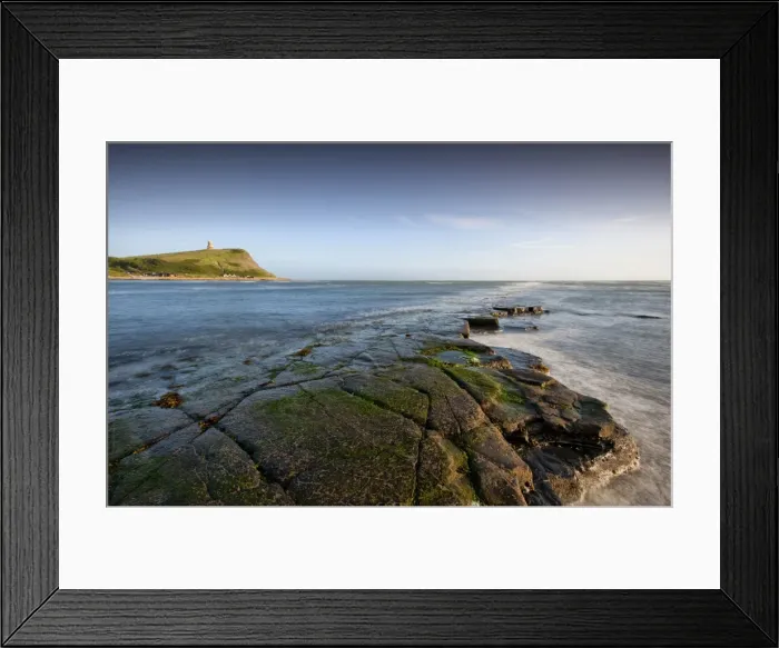 Framed Print : The rocky coastline of Kimmeridge bay, Jurassic coastline of Dorset, south west England