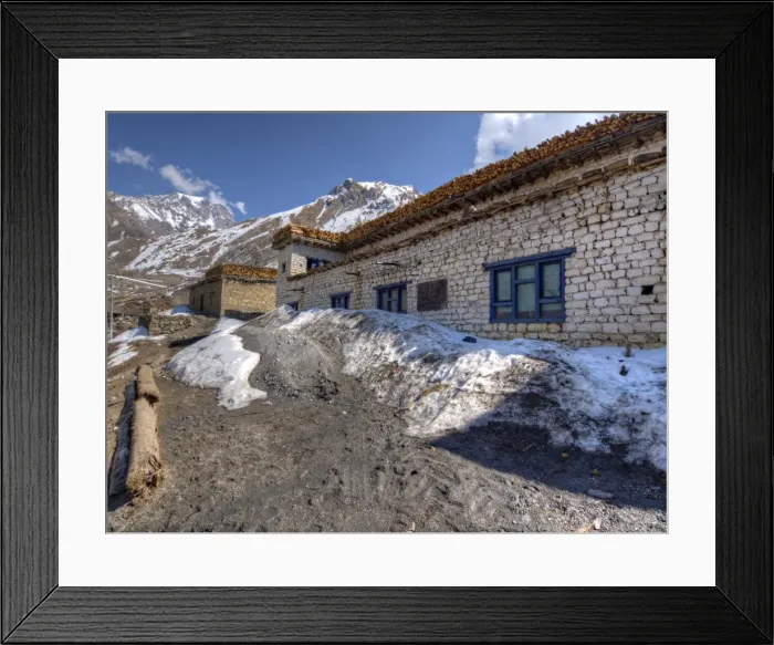 Framed Print : A scene in Kagbeni, Mustang, Annapurna region, Himalayas, Nepal Framed Print : A scene in Kagbeni, Mustang, Annapurna region, Himalayas, Nepal
