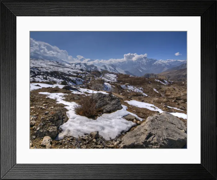 Framed Print : A scene in Kagbeni, Mustang, Annapurna region, Himalayas, Nepal Framed Print : A scene in Kagbeni, Mustang, Annapurna region, Himalayas, Nepal