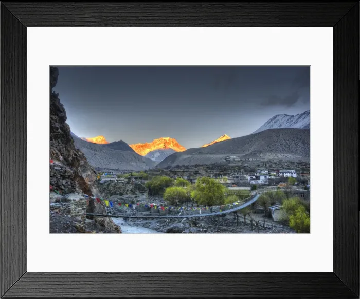 Framed Print : Dzarkot, Mustang, Annapurna region, Himalayas, Nepal Framed Print : Dzarkot, Mustang, Annapurna region, Himalayas, Nepal