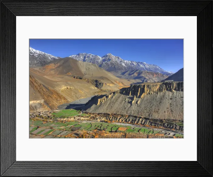 Framed Print : Dzarkot, Mustang, Annapurna region, Himalayas, Nepal Framed Print : Dzarkot, Mustang, Annapurna region, Himalayas, Nepal