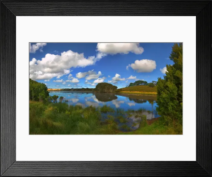 Framed Print : Pearshape Lagoon, a haven for migratory birds, King Island, Bass Strait, Tasmania, Australia Framed Print : Pearshape Lagoon, a haven for migratory birds, King Island, Bass Strait, Tasmania, Australia