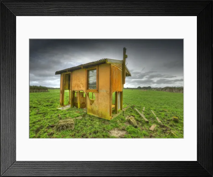 Framed Print : Old Pumping shed in a rural setting on King Island, Bass Strait, Tasmania, Australia Framed Print : Old Pumping shed in a rural setting on King Island, Bass Strait, Tasmania, Australia