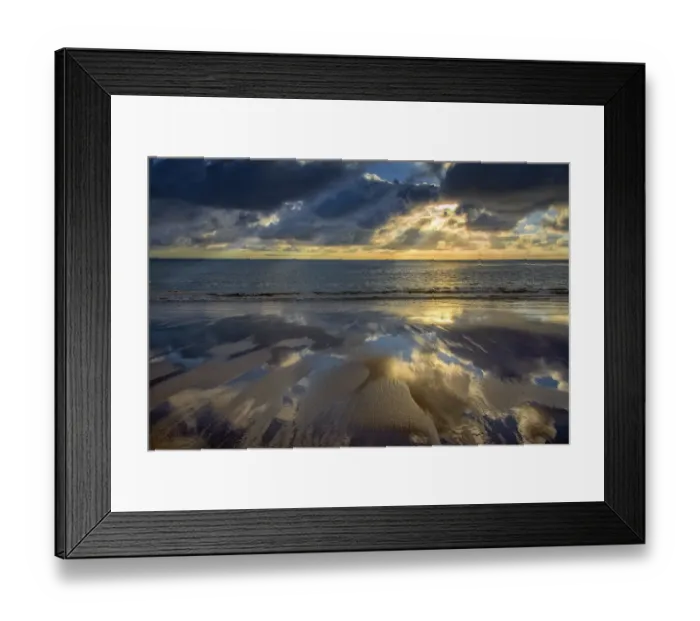 Framed Print : Dawn along the coastline near Port Fairy, Western Victoria