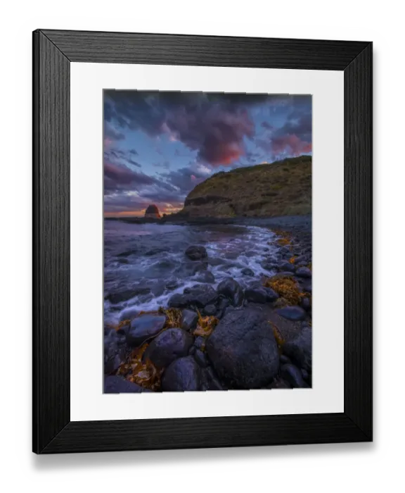Framed Print : Cape Schanck, on the coastline of the Mornington peninsular, Victoria, Australia