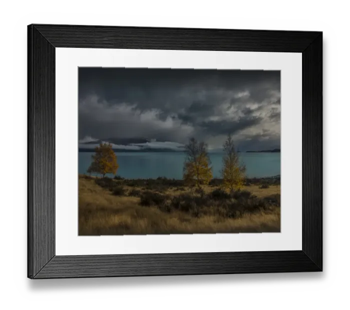Framed Print : Lake Pukaki, Canterbury plains, south island, New Zealand