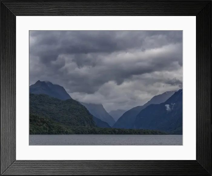Framed Print : Lake Te-Anau, south island, New Zealand