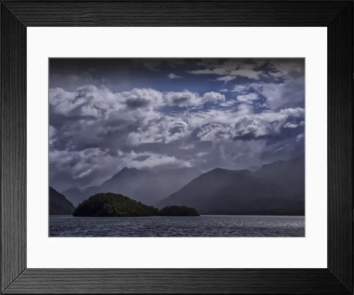 Framed Print : Lake Te-Anau, south island, New Zealand Framed Print : Lake Te-Anau, south island, New Zealand