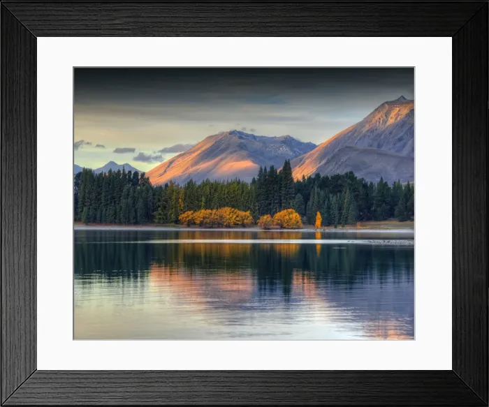 Framed Print : Lake Tekapo, Canterbury plains, south island, New Zealand