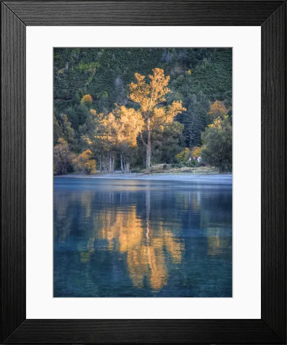 Framed Print : Beautiful lake Wakitipu, Otago, during the autumn season, south island, New Zealand Framed Print : Beautiful lake Wakitipu, Otago, during the autumn season, south island, New Zealand