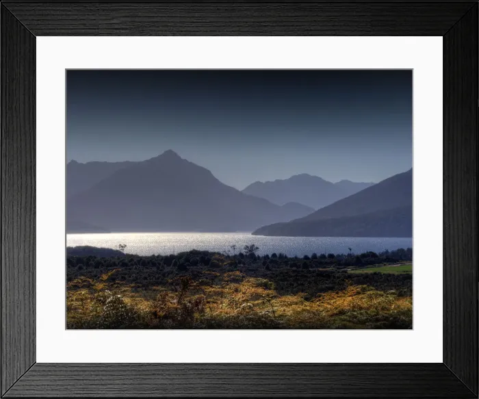 Framed Print : Lake Te-Anau, south island, New Zealand