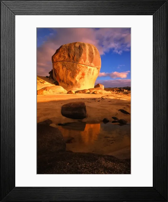 Framed Print : Castle Rock, Flinders Island, Bass Strait, Tasmania, Australia Framed Print : Castle Rock, Flinders Island, Bass Strait, Tasmania, Australia