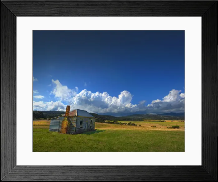 Framed Print : Old and abandoned hut at Sawyers Bay, Flinders Island, Bass Strait, Tasmania, Australia Framed Print : Old and abandoned hut at Sawyers Bay, Flinders Island, Bass Strait, Tasmania, Australia