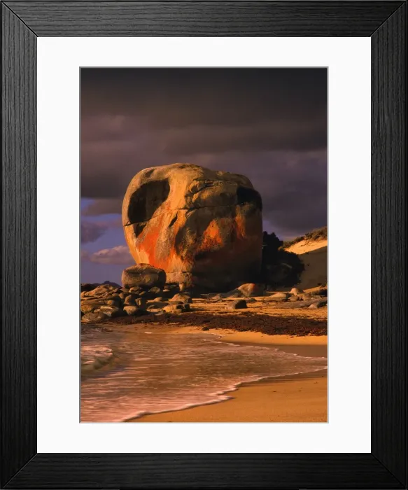 Framed Print : Castle Rock, Flinders Island, Bass Strait, Tasmania, Australia Framed Print : Castle Rock, Flinders Island, Bass Strait, Tasmania, Australia