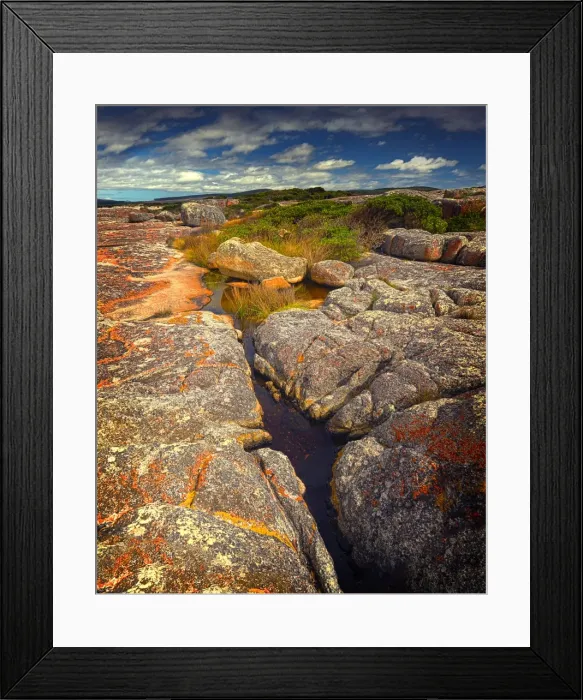 Framed Print : A view at north east point on Flinders Island, Bass Strait, Tasmania, Australia Framed Print : A view at north east point on Flinders Island, Bass Strait, Tasmania, Australia