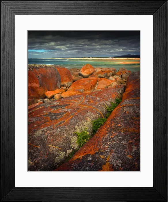 Framed Print : A view at north east point on Flinders Island, Bass Strait, Tasmania, Australia Framed Print : A view at north east point on Flinders Island, Bass Strait, Tasmania, Australia