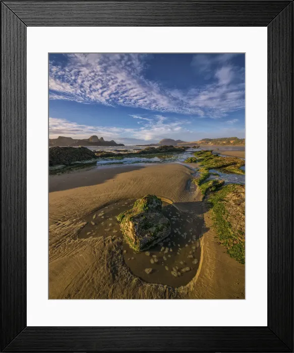 Framed Print : The northern Oregon coastline near seal rocks, USA Framed Print : The northern Oregon coastline near seal rocks, USA