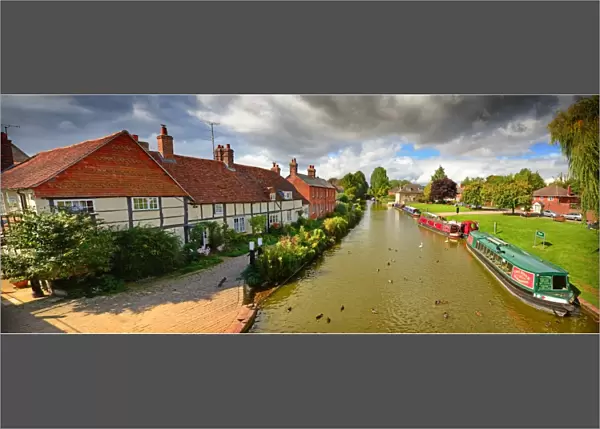 A panorama of Hungerford, Berkshire, England
