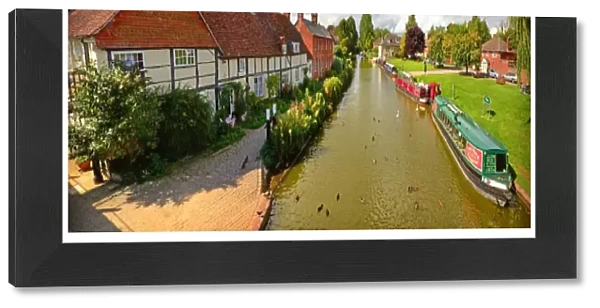 A panorama of Hungerford, Berkshire, England