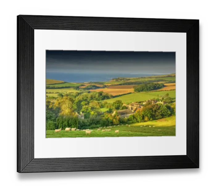 Framed Print : Kimmeridge Bay, on the World Heritage Jurassic coastline of Dorset, south west England Framed Print : Kimmeridge Bay, on the World Heritage Jurassic coastline of Dorset, south west England
