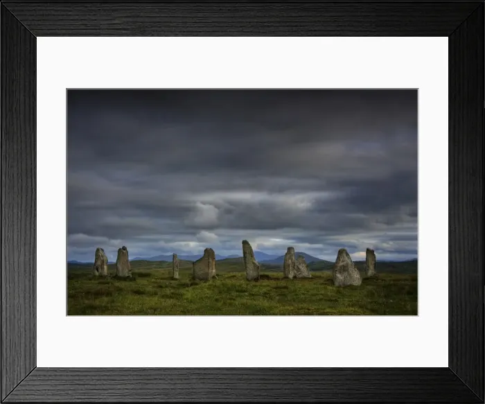 Framed Print : Standing stones of Callanish, Isle of Lewis, Outer Hebrides, Scotland