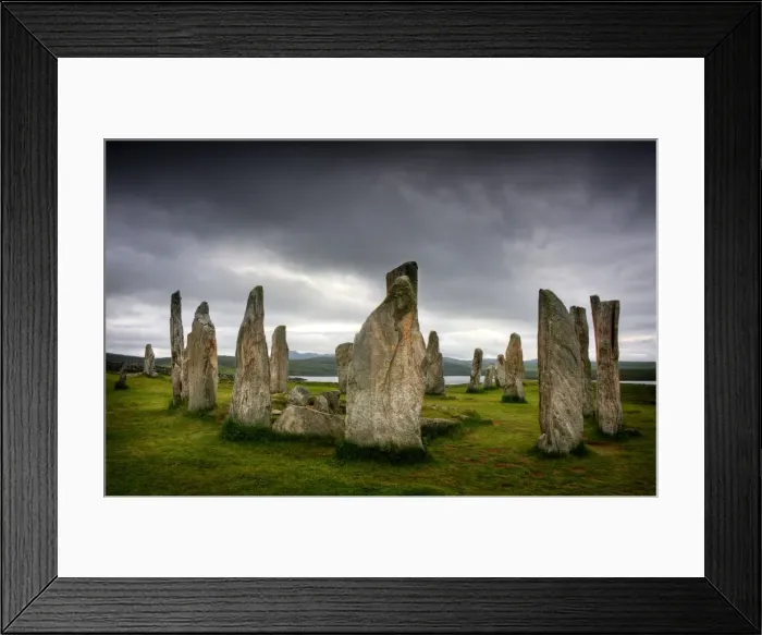 Framed Print : Standing stones of Callanish, Isle of Lewis, Outer Hebrides, Scotland