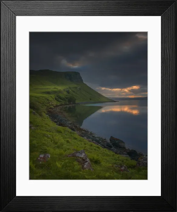 Framed Print : Portree harbour view, Isle of Skye, Inner Hebrides, Scotland