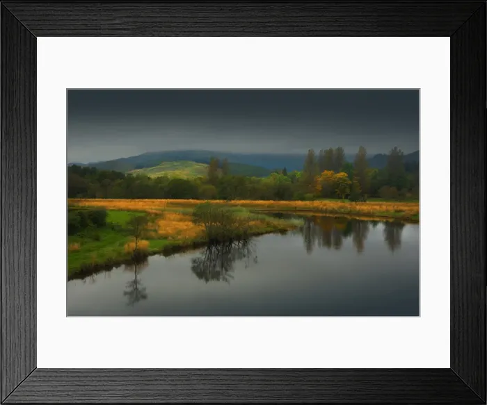 Framed Print : the River Teith at Callander, central Scotland Framed Print : the River Teith at Callander, central Scotland