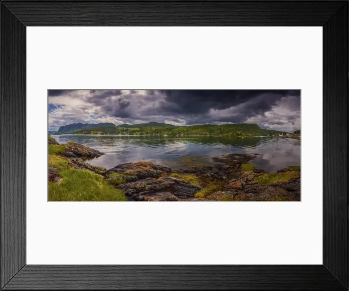 Framed Print : A view to Plockton Harbour, in the county of Ross, Scottish highlands Framed Print : A view to Plockton Harbour, in the county of Ross, Scottish highlands