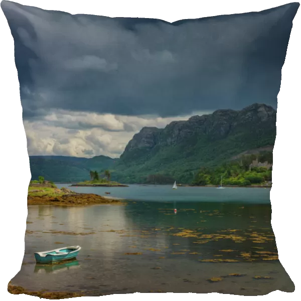 A view to Plockton Harbour, in the county of Ross, Scottish highlands