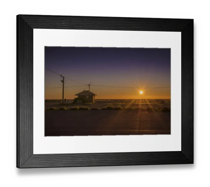 Framed Print : Sunset at Parachilna, outback South Australia