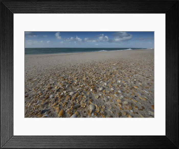 Framed Print : Martha Lavinia beach, popular with international surfers and shell collectors, King Island, Bass Strait, Tasmania, Australia
