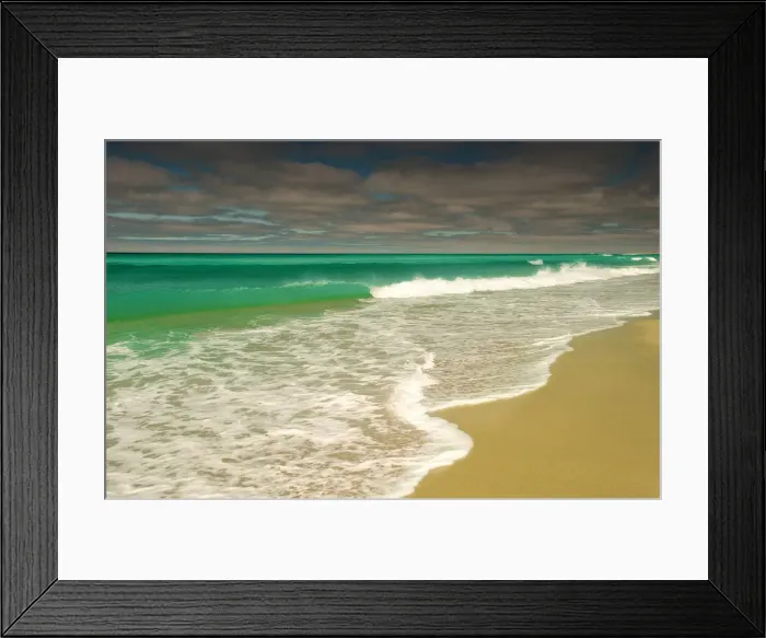 Framed Print : Martha Lavinia beach, popular with international surfers, King Island, Bass Strait, Tasmania, Australia
