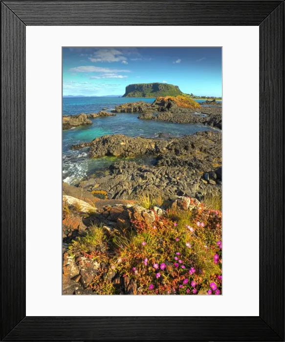 Framed Print : Coastal view towards Circular Head in northern Tasmania