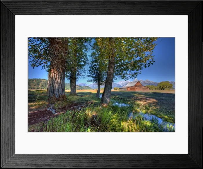 Framed Print : Mormon Row, Grand Tetons, Wyoming