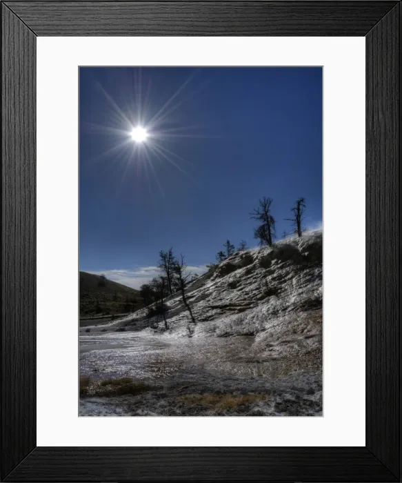 Framed Print : Mammoth springs, Yellowstone National Park, Wyoming Framed Print : Mammoth springs, Yellowstone National Park, Wyoming