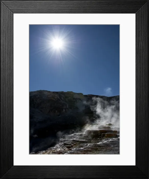 Framed Print : Mammoth springs, Yellowstone National Park, Wyoming Framed Print : Mammoth springs, Yellowstone National Park, Wyoming