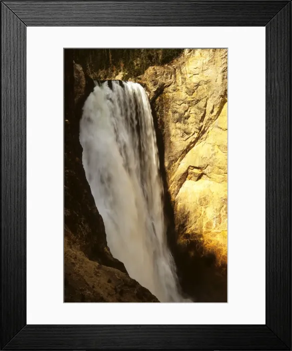 Framed Print : Lower Yellowstone falls, in the Yellowstone National Park, Wyoming Framed Print : Lower Yellowstone falls, in the Yellowstone National Park, Wyoming
