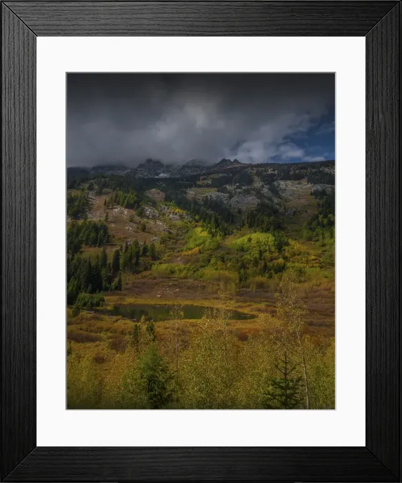 Framed Print : Jenny lake view, Grand Teton national park, Wyoming