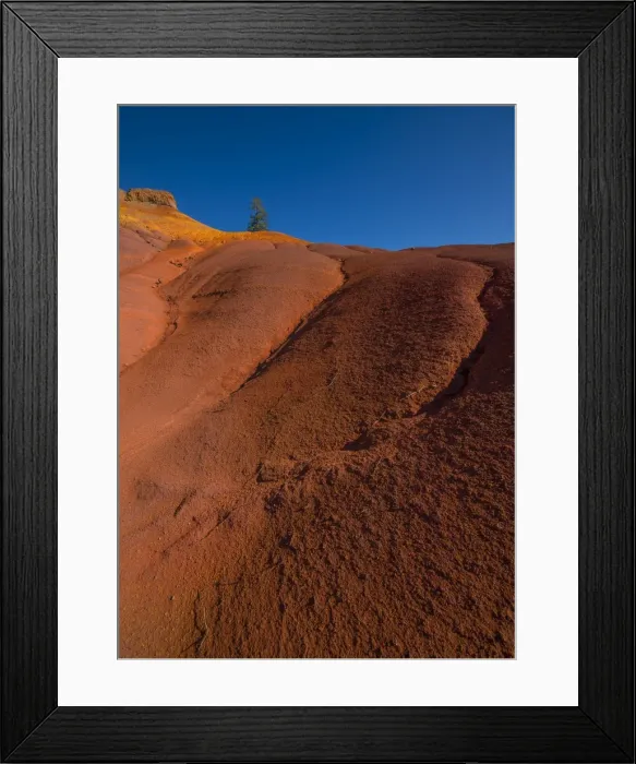 Framed Print : The amazing colours and eroded terrain of Phillip Island, an islet off the coastline of Norfolk Island