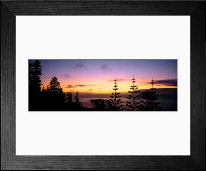Framed Print : Sunset at Puppies point, Norfolk Island Framed Print : Sunset at Puppies point, Norfolk Island